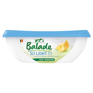 Balade | So Light | Beurre 20% m.g. | A tartiner | Doux 
