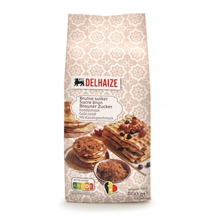 Delhaize | Sucre | Brun | Saveur candi 