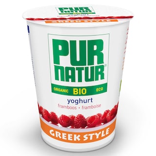 Pur Natur | Yoghurt | Framboos | Greek style| Bio | Eco 