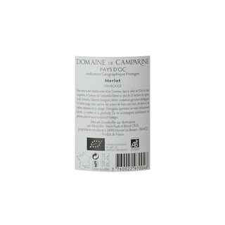 France - Frankrijk | Midi de la France - Oc IGP | La Camparine Merlot Rood | Bio 
