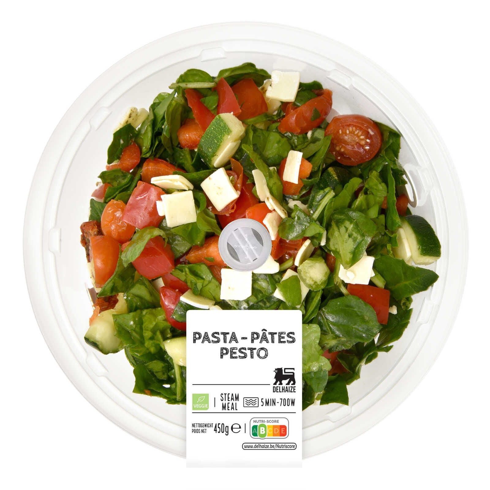 Delhaize Stoommaaltijd | Pasta pesto