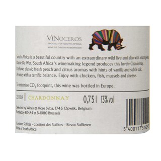 SOUTH AFRICA - ROBERTSON | Robertson | Vinoceros Chardonnay Blanc 