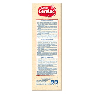 Nestlé | Cerelac | Koekjesmeel | Baby | 4 maanden | Maxi pack 