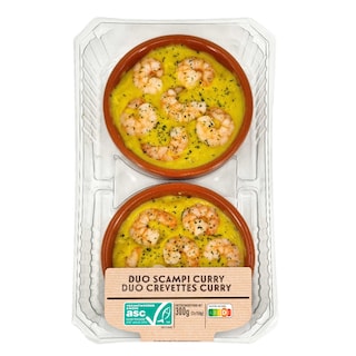 Delhaize | Scampi  | Curry 