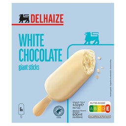 Delhaize | Giant | White | Chocolate | Sticks 6 x 10 cl
