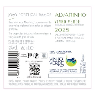Joao Portugal Ramos | Vinho Verde | Alvarinho 