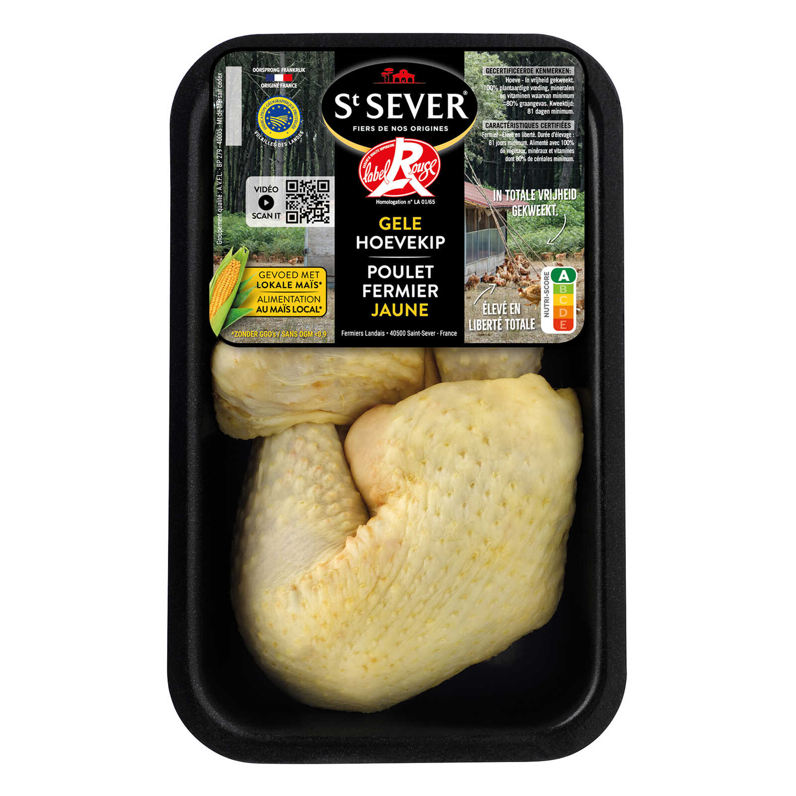 St Sever Bouten | Hoevekip | Geel | Label Rouge
