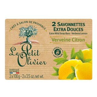 Le Petit Olivier | Savonnettes | Verveine Citron 2 x 100 gr