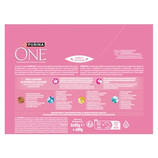 Purina ONE | Kattenvoeding | Kitten | Pâté | Zalm 