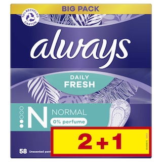 Always | Liners | Fresh & protect | Normal | Vp | 2+1 174 st