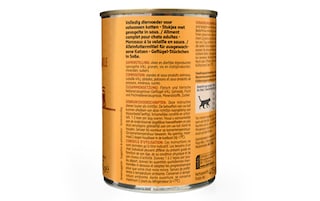 Delhaize | Brokjes katten saus gevogelte 