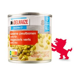 Delhaize | Peulbonen | Groen 265 gr