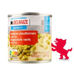 Delhaize | Flageolets | Vert 