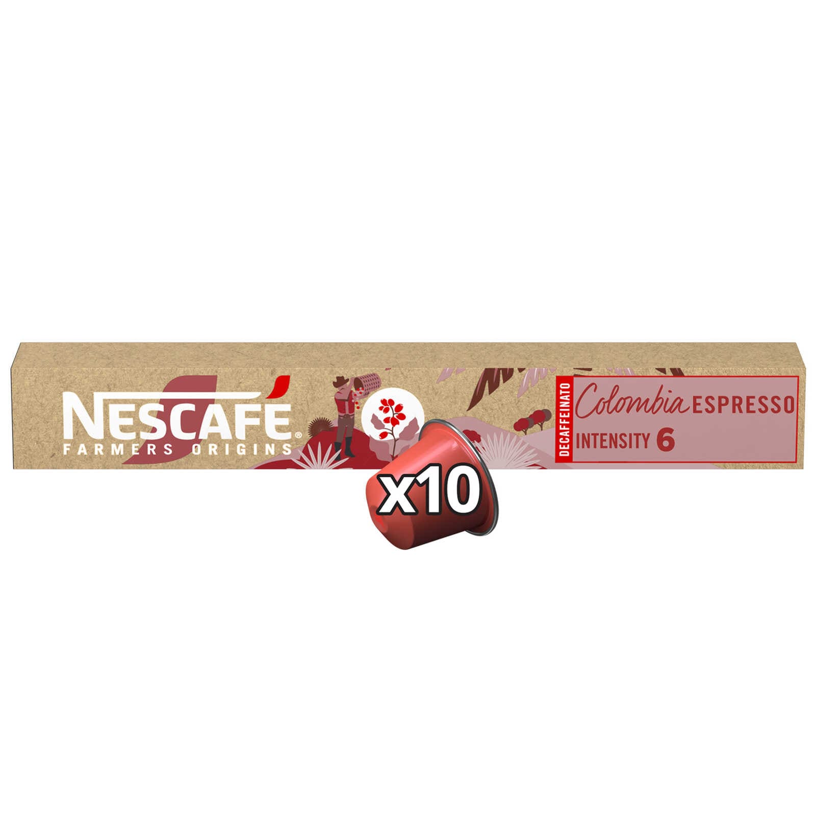 Nescafé Koffie Colombia cafeïnevrije | 10 capsules