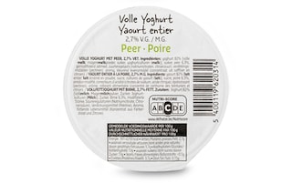 Delhaize | Yoghurt | Vol | Stoofpeer 
