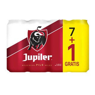 Jupiler | Pils | 5,2% | Blik 7+1 gratis 