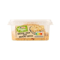 Delhaize | Aubergine & Linzen salade 