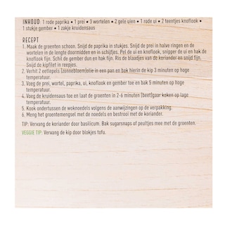 Delhaize | Maaltijdbox | Hoisin kip 