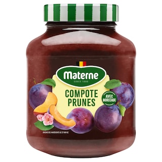 Materne | Compote | Pruimen | Bokaal 