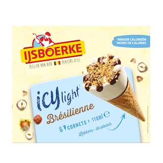 Ijsboerke | Icy | Cornets Bresilienne 0% 
