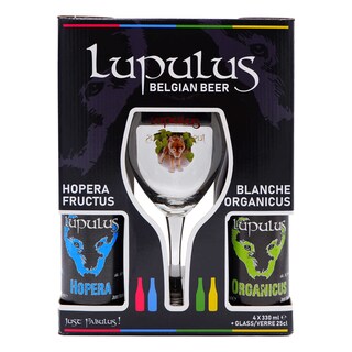 Lupulus | Giftpack | Bier | Bio 4 x 33 cl