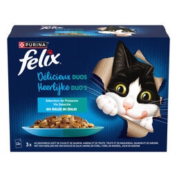 Felix | Aliment Chat | Délicieux Duos | Poisson 