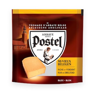POSTEL | Fromage d'Abbaye en bloc| Mi-vieux 
