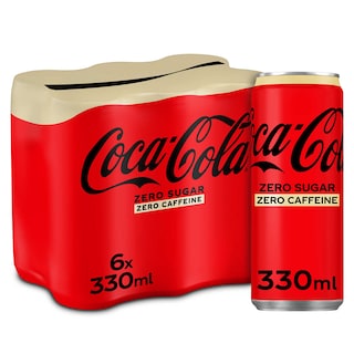 Coca-Cola | Zero | Zero Sugar et sans caféine | Canette 