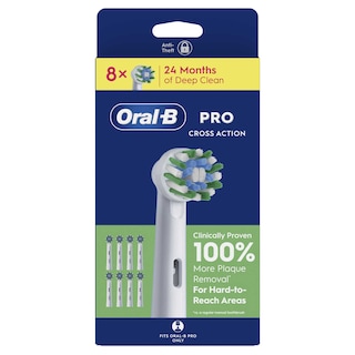 Oral-B | Cross Action | 8 opzetborsteltjes 