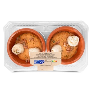 Revi | Tongscharrolletjes | Kreeftsaus & grijze garnalen 