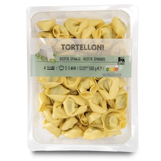 Delhaize | Tortelloni | Ricotta & spinazie 
