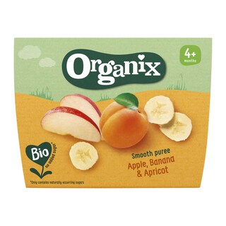 Organix | Panade | Pomme Banane Abricot | 4M | Bio 