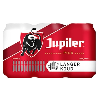 Jupiler | Bière Blonde | Pils | 5,2% alc. | Canette 