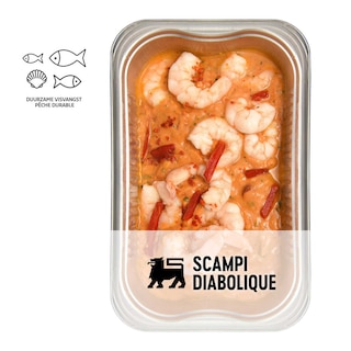 Delhaize | Scampi | Diabolic 