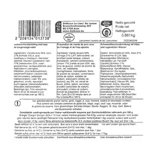 Delhaize | Rôti | Orloff | Tranches +/- 480 gr
