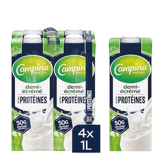 Campina | Melk | Halfvol | Proteïne 4 x 1 l