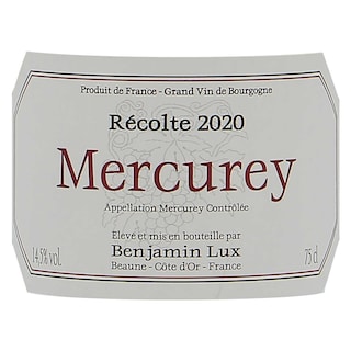 Benjamin Lux | Mercurey | 2020 