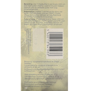 Delhaize | Bio | Tisane | Fenouil | Sachets | Bio 20 x 1,7 gr