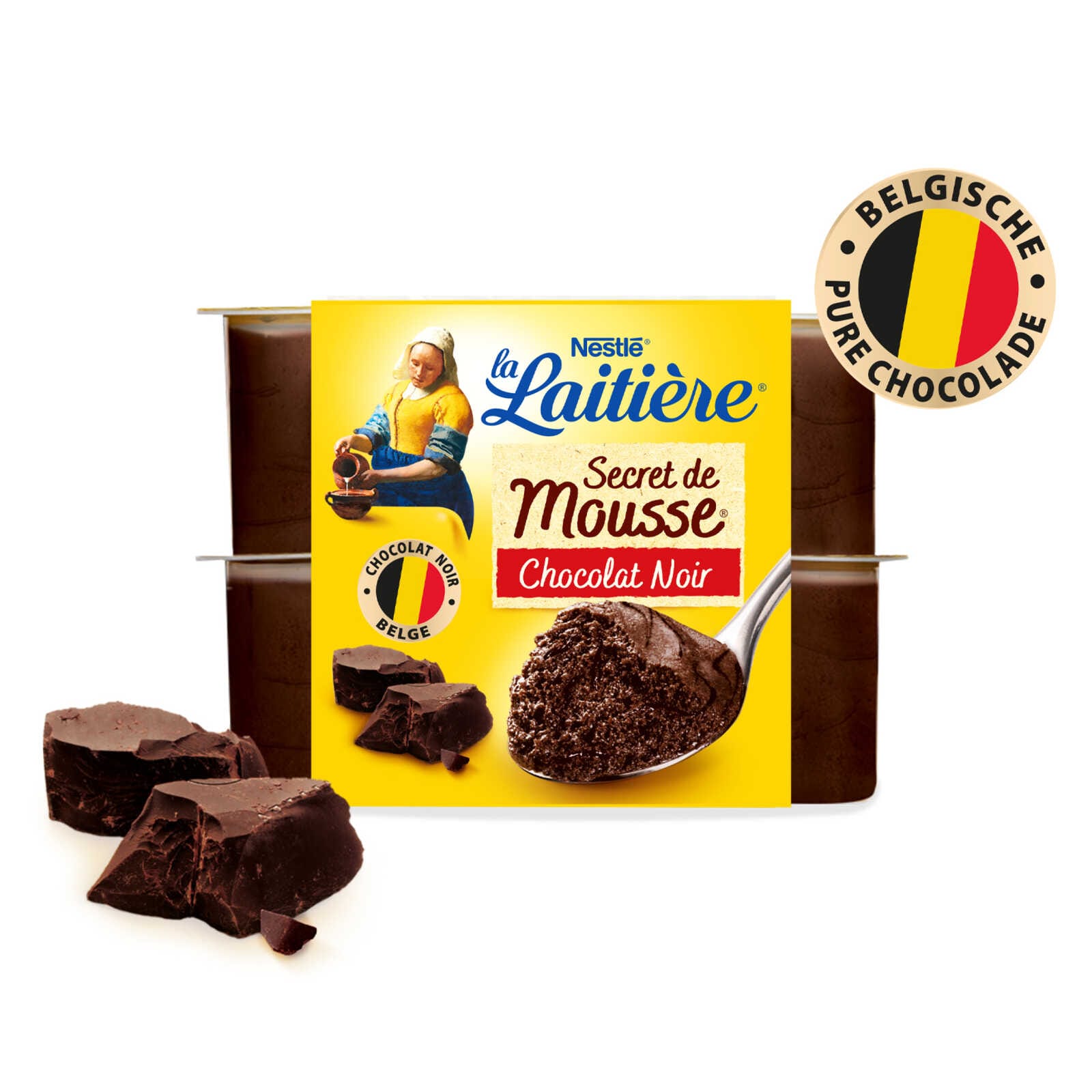 La Laitière Secret de Mousse | Zwarte chocolade