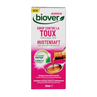 Biover | Selfcare | Sirop pour la toux | 120ml 