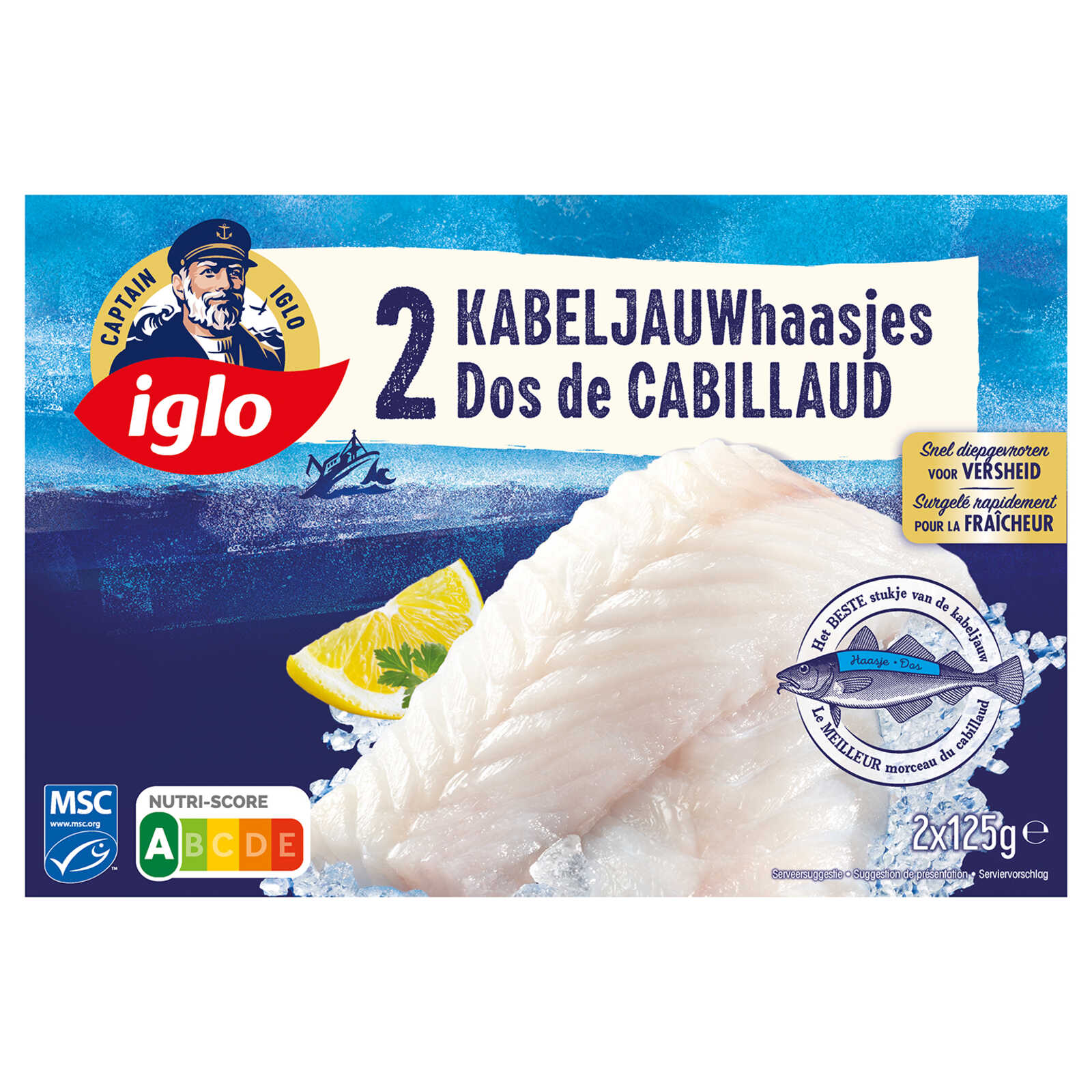 Iglo Kabeljauwhaasjes | 2 stuks