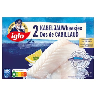 Iglo | Kabeljauwhaasjes | 2 stuks 