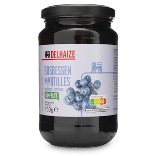 Delhaize | Confituur | Bosbessen | 61% 450 gr