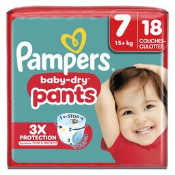 Pampers | Baby Dry Pants | Luierbroekjes | Maat 7 18 st