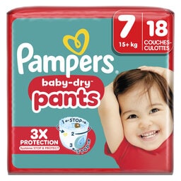 Pampers | Baby Dry Pants | Culottes | Taille 7 