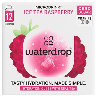 Waterdrop | Microdrink | Waterdrop | Ice tea framboos 12 x 2 gr