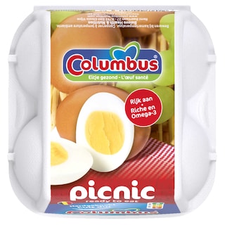 Columbus | Eieren | Hard gekookt | Pic nic 4 st