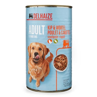 Delhaize | Hondenvoeding | Stoofpotje | Adult | Kip 