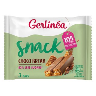 Gerlinéa | Snack | Gaufre Chocolat 3 x 21,5 gr