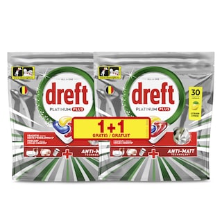 Dreft | Allin1 | Vaatwastabletten | Citroen |1+1PP 